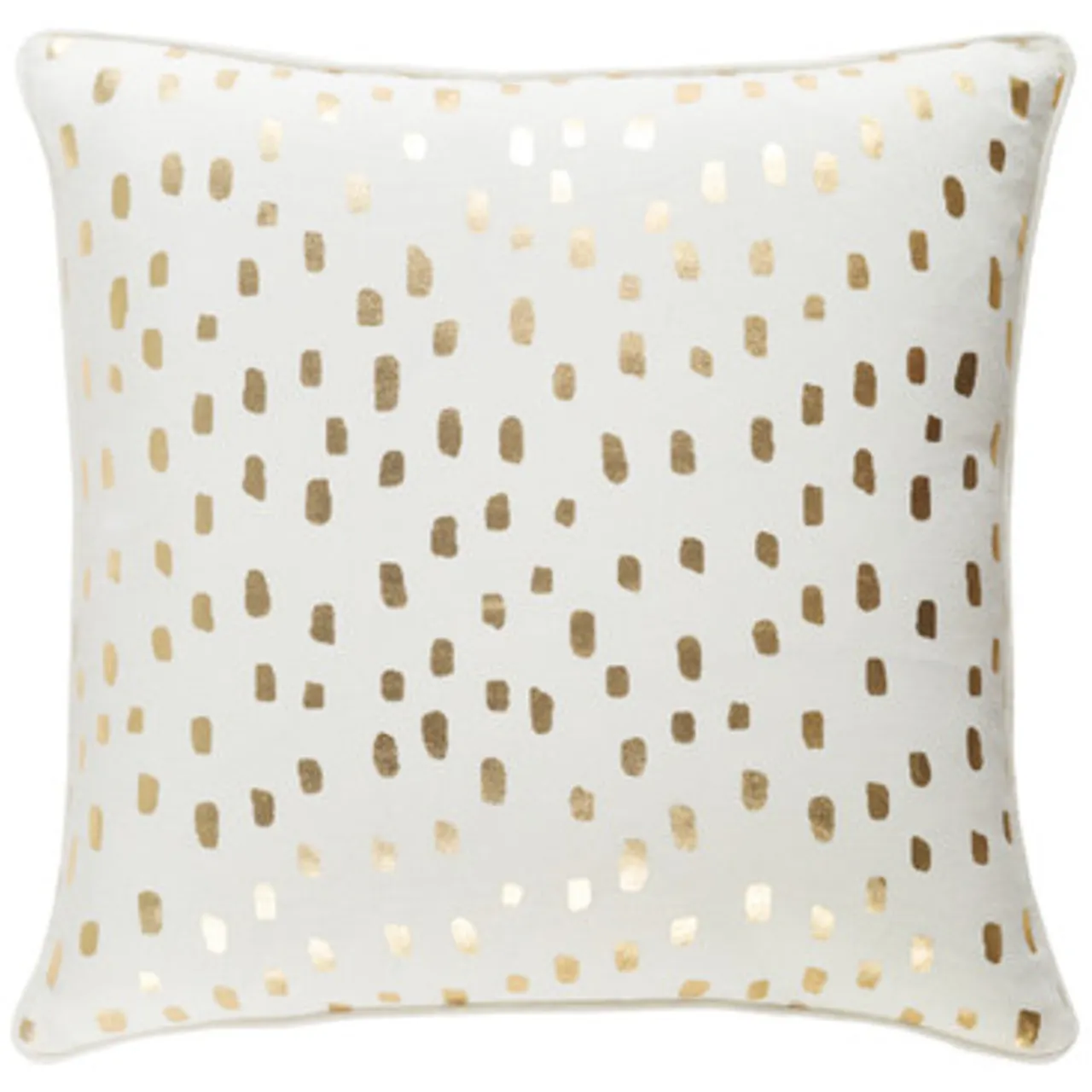 Z Gallerie Addison Pillow 18" - Ivory/Gold> Textile Sale | Patterned Pillows