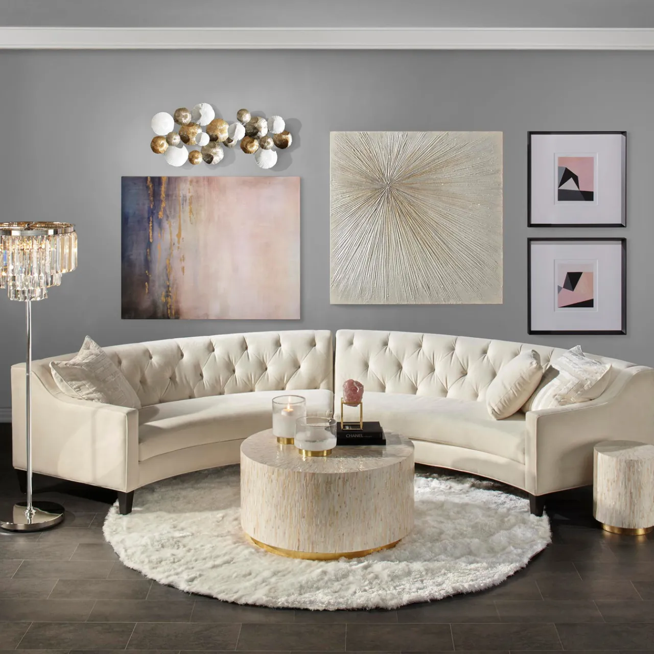 Z Gallerie Alexandria Mosaic Table> Side Tables