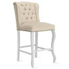 Z Gallerie Archer Stool - High Gloss White> Dining Chairs