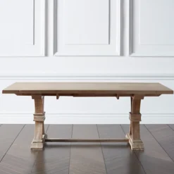 Z Gallerie Archer Wash Oak Extending Dining Table> Rectangular Table | Extendable & Functional