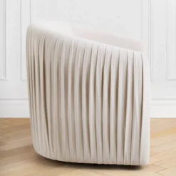Z Gallerie Aria Pleated Swivel Chair><noscript><img width=