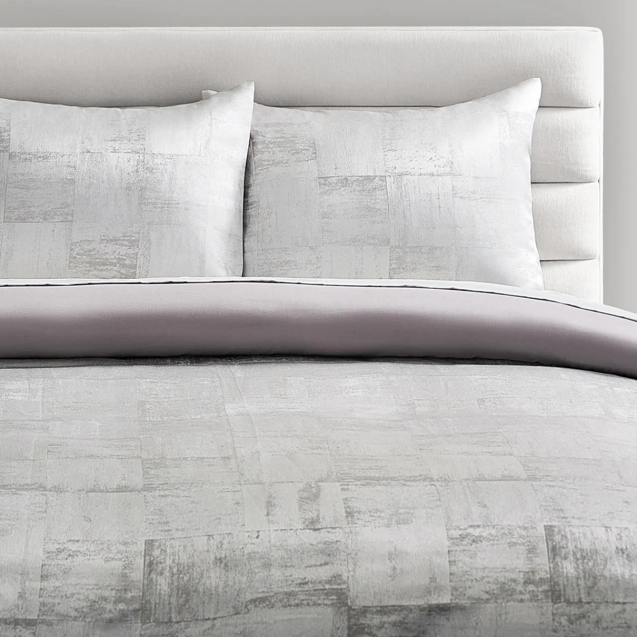 Z Gallerie Auden Bedding Set - Platinum> Printed Bedding | Duvets Covers & Shams