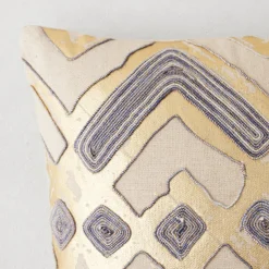 Z Gallerie Aura Pillow 20" - Natural/Gold><noscript><img width=