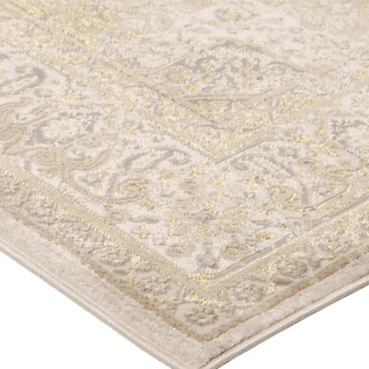 Z Gallerie Auradon Rug - Gold> Vintage Inspired Rugs | Pattern Rugs