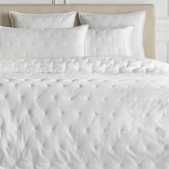 Z Gallerie Ayla Reversible Bedding - Pearl> Textured Bedding | Velvet Bedding