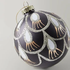 Z Gallerie Balck Deco Ornament- Set of 4><noscript><img width=