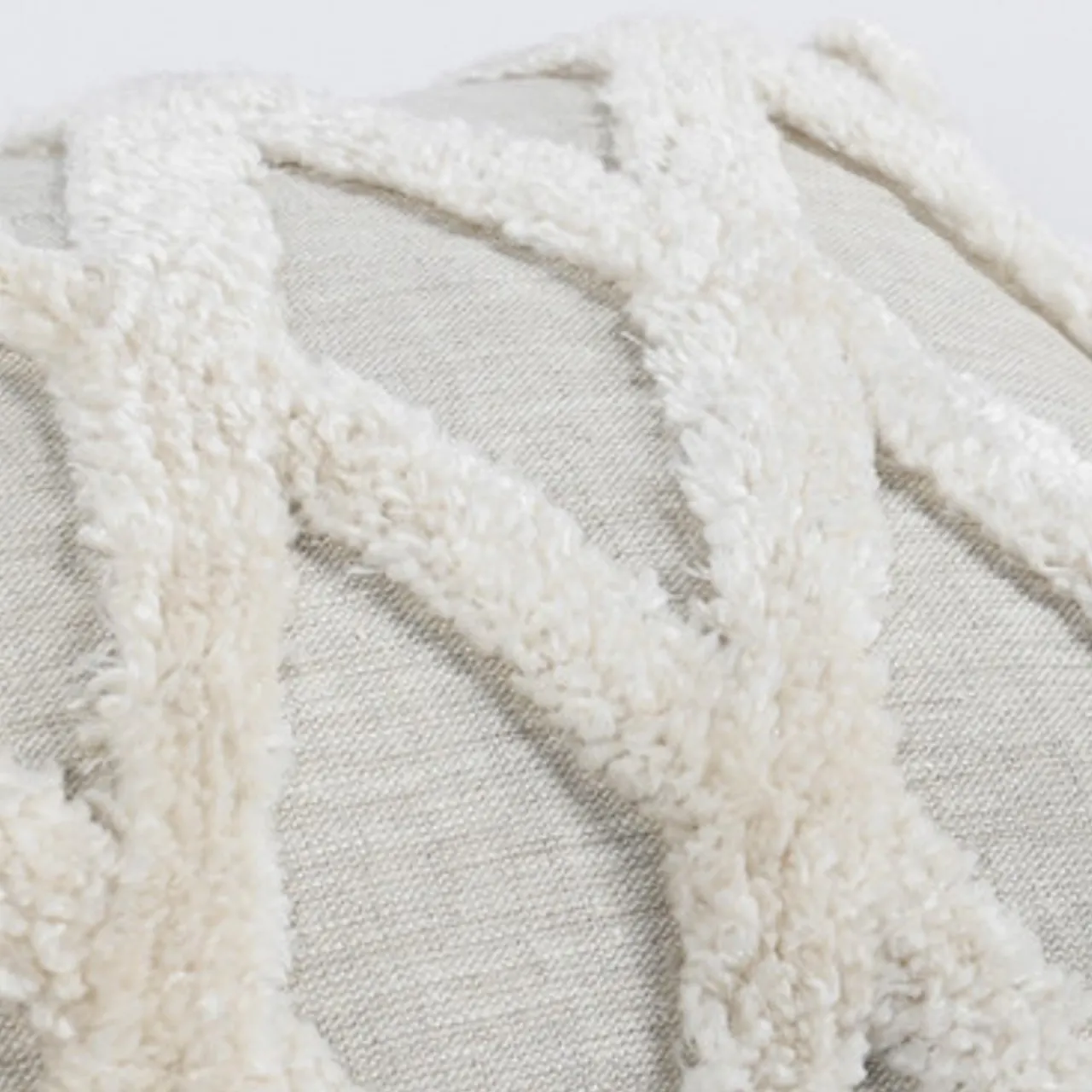 Z Gallerie Barton Lumbar Pillow - Ivory> Textile Sale | Patterned Pillows