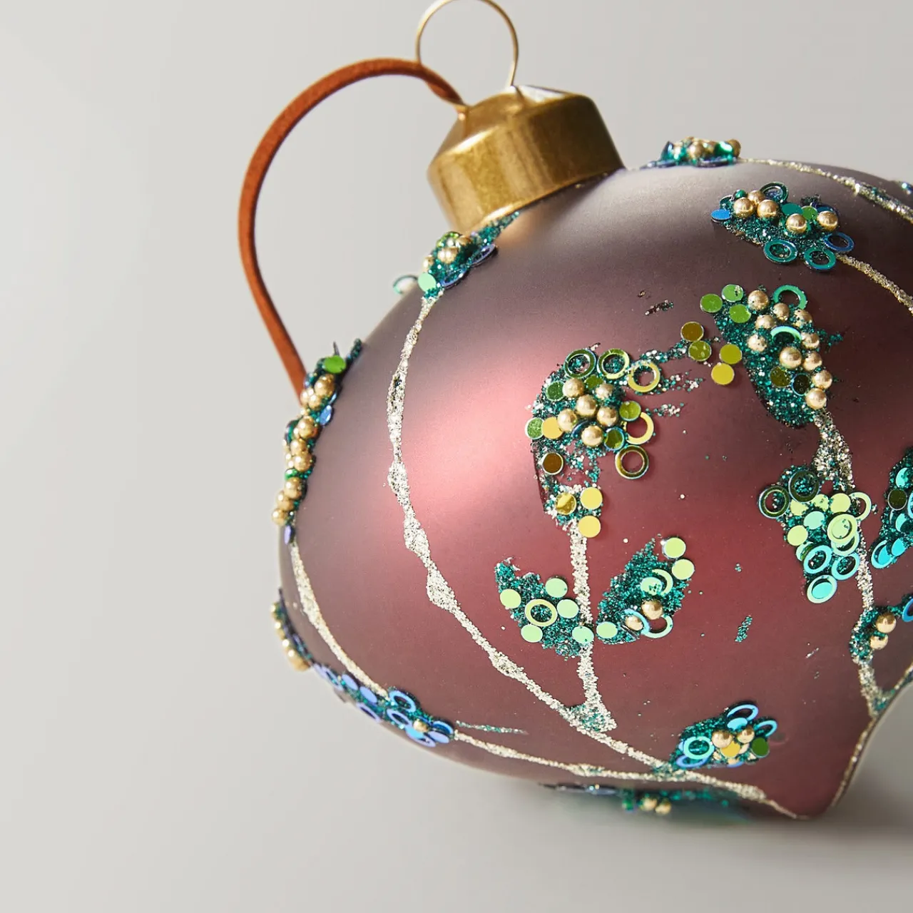 Z Gallerie Beaded Teardrop Ornament - Set of 4> Ornaments | Décor Sale