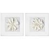 Z Gallerie Bisque Flower 1 And 2> Gift | Wall Décor