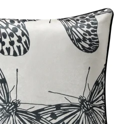Z Gallerie Butterfly Pillow 22"- Black/Ivory><noscript><img width=