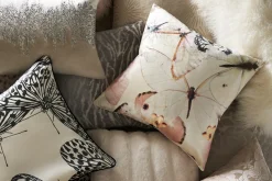 Z Gallerie Butterfly Pillow 22"- Black/Ivory><noscript><img width=