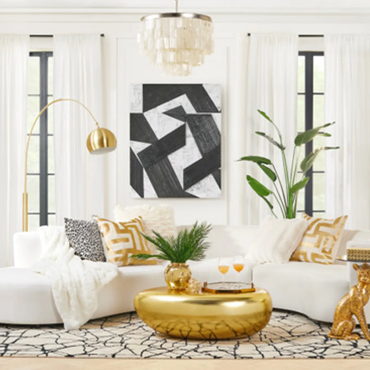 Z Gallerie Capiz Chandelier> Lighting Sale | Chandeliers