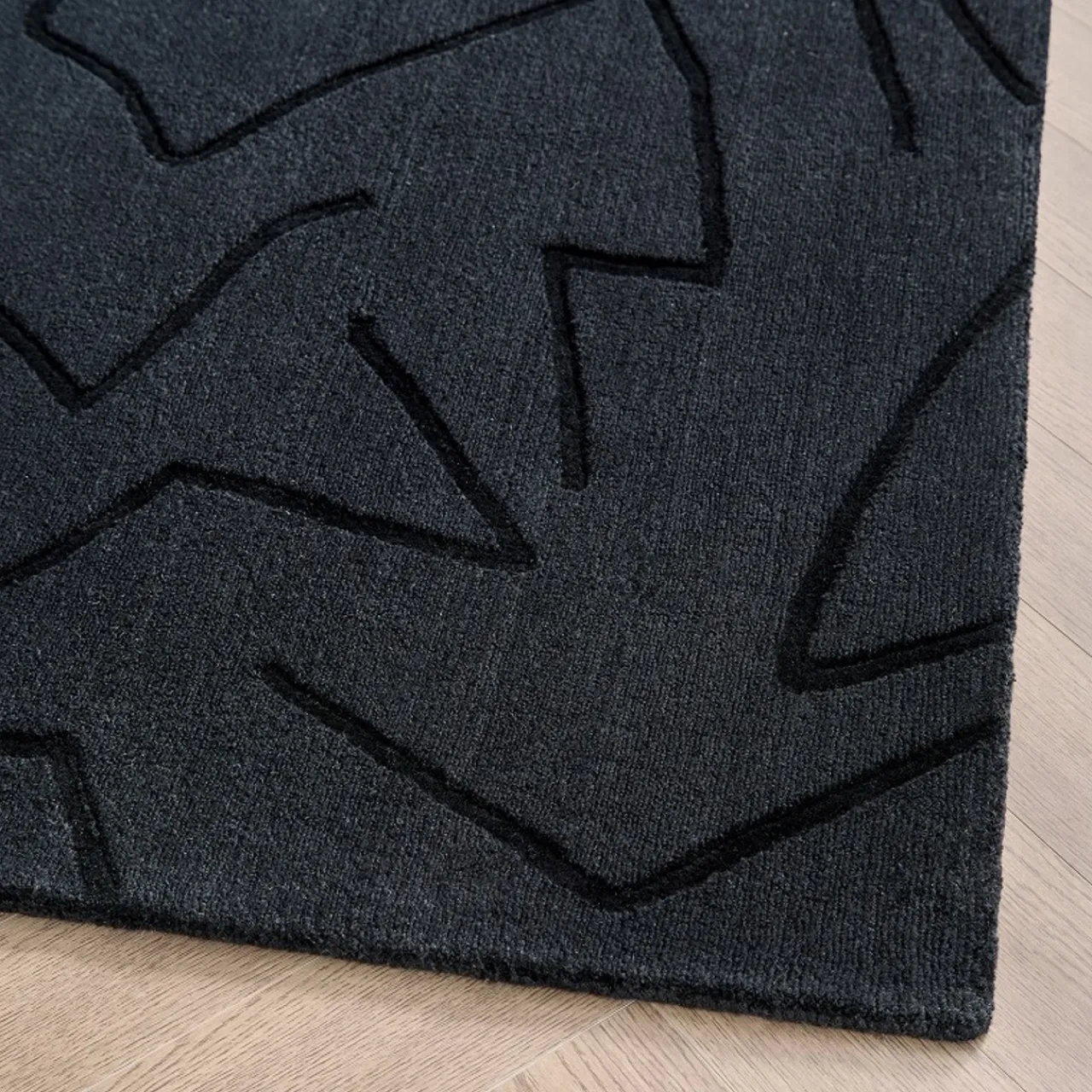 Z Gallerie Carved Maze Rug> Modern Rugs | Solid Rugs