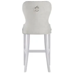 Z Gallerie Charlotte Stool - High Gloss White><noscript><img width=