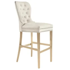 Z Gallerie Charlotte Stool - Wash Oak> Dining Chairs