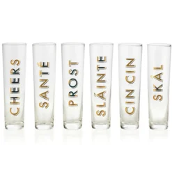 Z Gallerie Cheers Champagne Flutes> Barware & Entertaining | Tabletop Sale