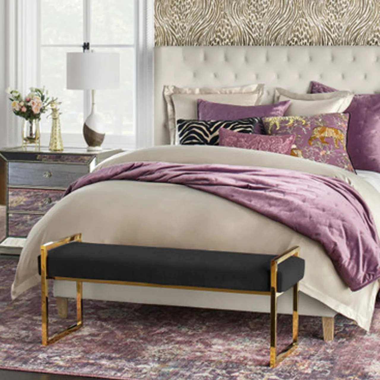 Z Gallerie Clara Bench> Benches & Stools | Benches & Ottomans