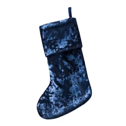 Z Gallerie Crushed Velvet Stocking - Sapphire><noscript><img width=
