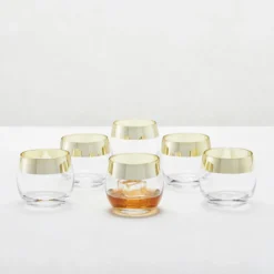 Z Gallerie Delune Double Old-Fashioned - Set of 4><noscript><img width=