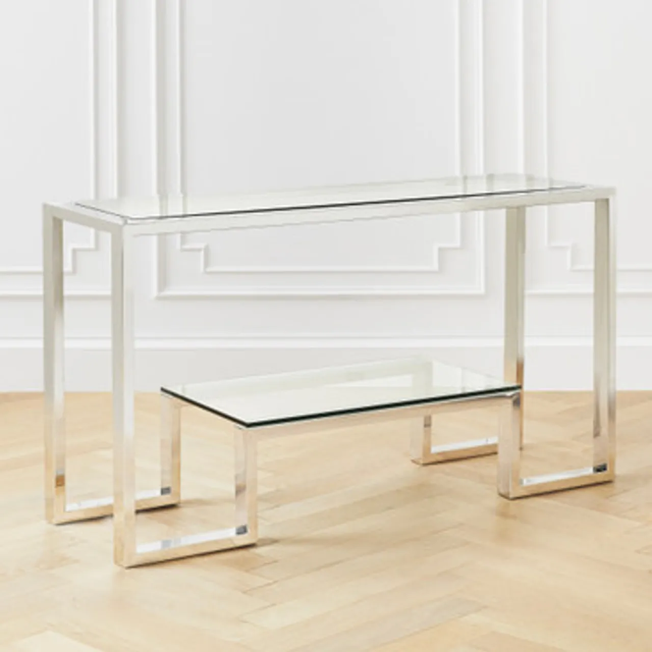 Z Gallerie Duplicity Console Table> Cabinets & Shelving