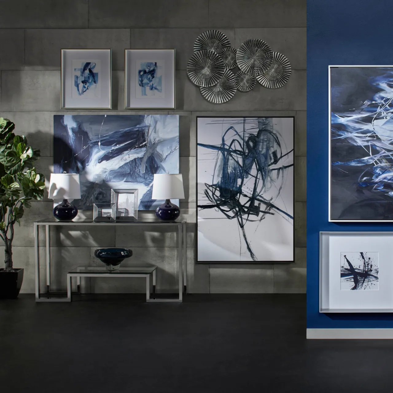 Z Gallerie Duplicity Console Table> Cabinets & Shelving