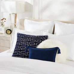 Z Gallerie Empire Pillow 24" - Sapphire><noscript><img width=