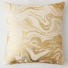 Z Gallerie Enya Pillow 20" - Ivory/Gold> Textile Sale | Pillows