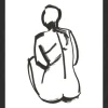 Z Gallerie Feminine Contour II> Series | Framed Art
