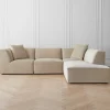 Z Gallerie Fiona Bumper Chaise Sectional - 4 PC> Sofas | Sectionals