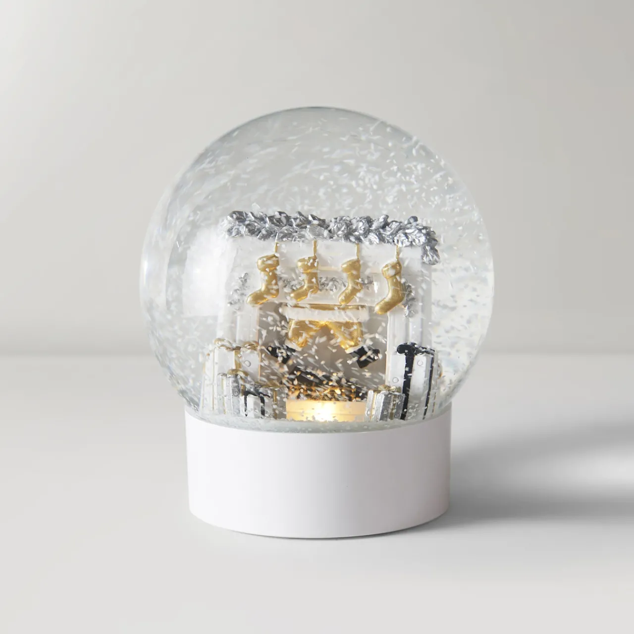 Z Gallerie Fireplace Snow Globe> Décor | Home Decor