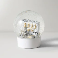 Z Gallerie Fireplace Snow Globe><noscript><img width=