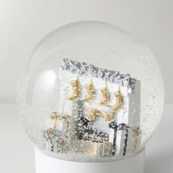 Z Gallerie Fireplace Snow Globe><noscript><img width=