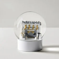Z Gallerie Fireplace Snow Globe><noscript><img width=