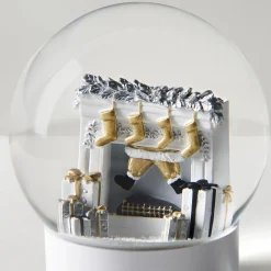 Z Gallerie Fireplace Snow Globe><noscript><img width=
