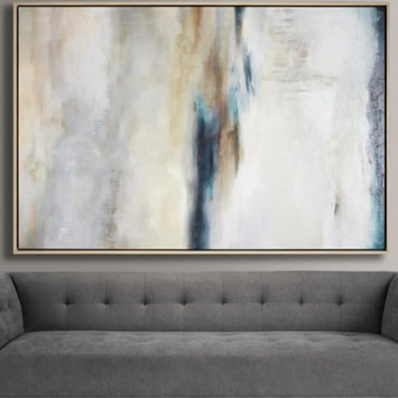 Z Gallerie Forward Looking> Canvas | Grey