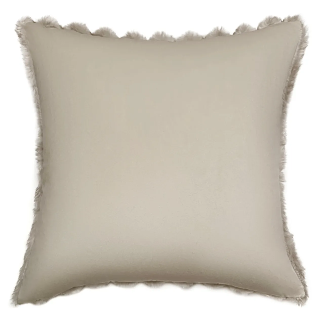 Z Gallerie Fur Channel 20" - Beige> Textile Sale | Faux Fur Pillows