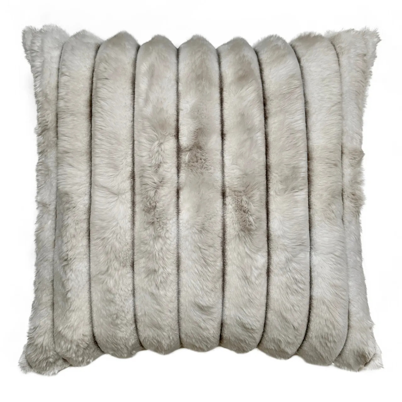 Z Gallerie Fur Channel 20" - Ivory> Textile Sale | Faux Fur Pillows
