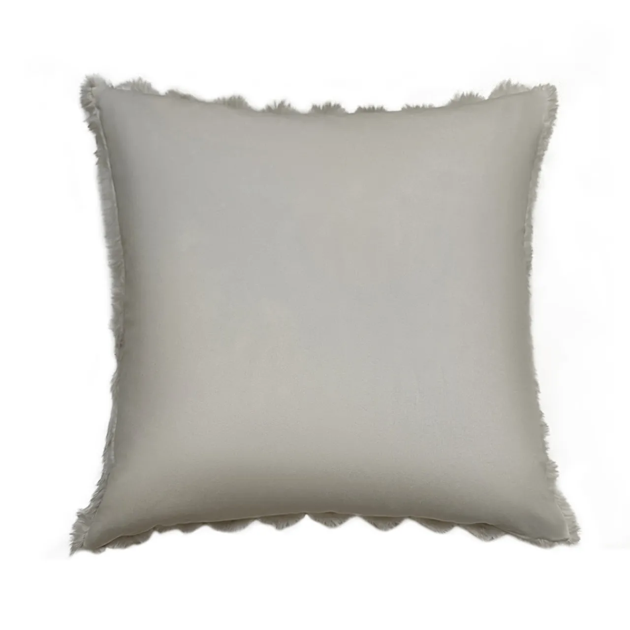 Z Gallerie Fur Channel 20" - Ivory> Textile Sale | Faux Fur Pillows