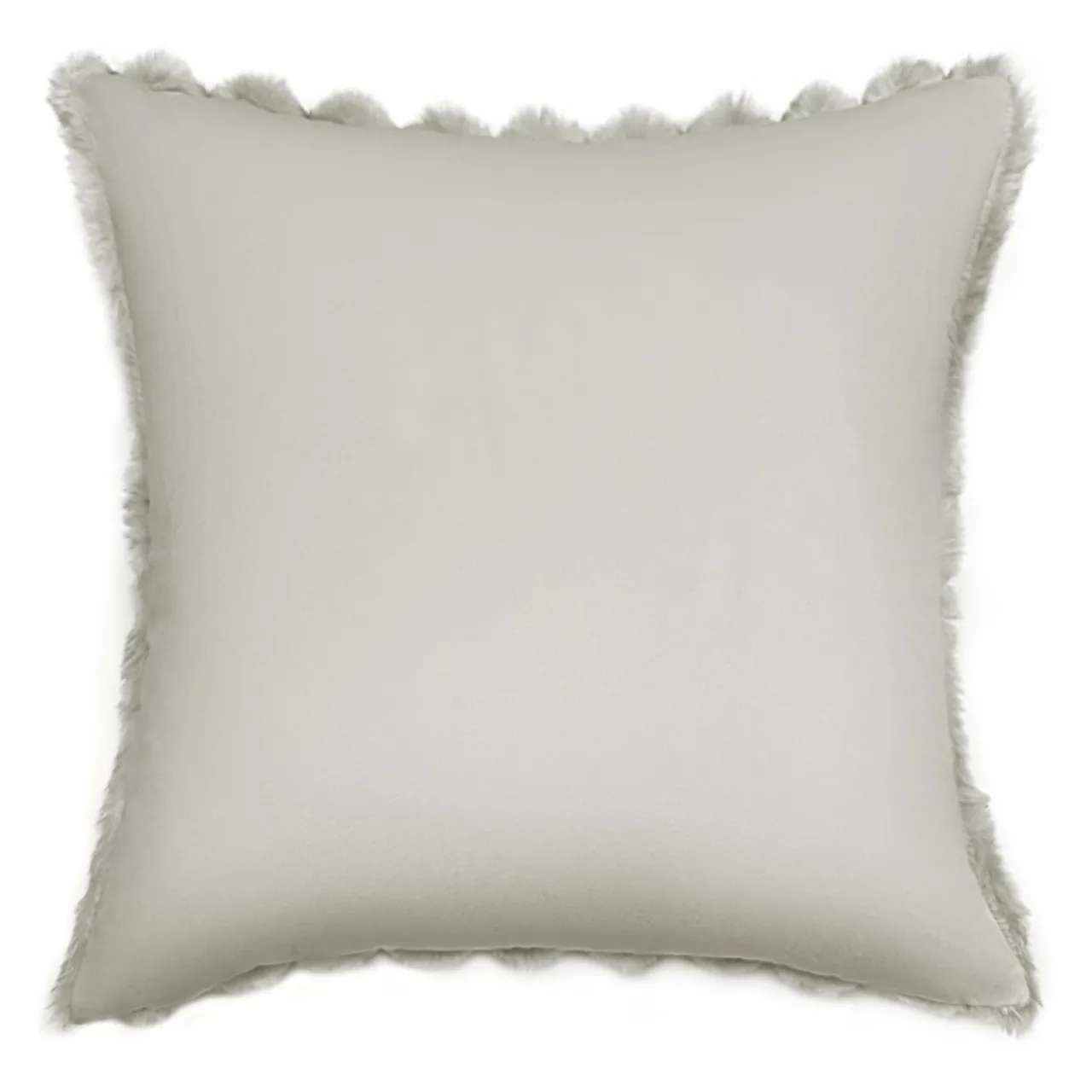 Z Gallerie Fur Channel 20" - Platinum> Textile Sale | Faux Fur Pillows