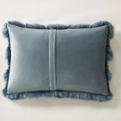 Z Gallerie Fur Lumbar 14"x 20" - Blue><noscript><img width=