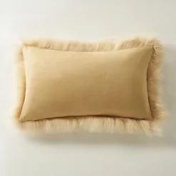 Z Gallerie Fur Lumbar 12"x 20" - Tan><noscript><img width=