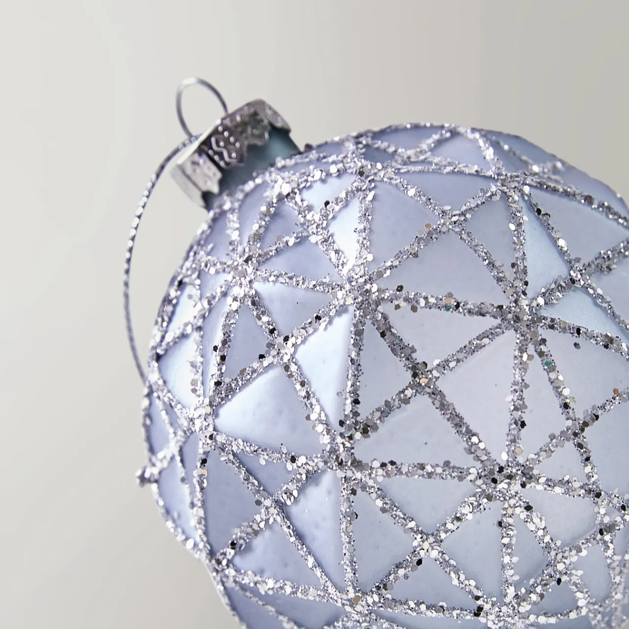 Z Gallerie Geometric Glitter Ornament - Set of 4> Ornaments | Décor Sale