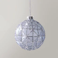 Z Gallerie Geometric Glitter Ornament - Set of 4><noscript><img width=
