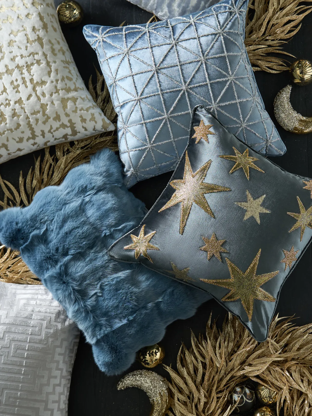 Z Gallerie Geometric Glitter Ornamnet - Set of 4> Ornaments | Décor Sale