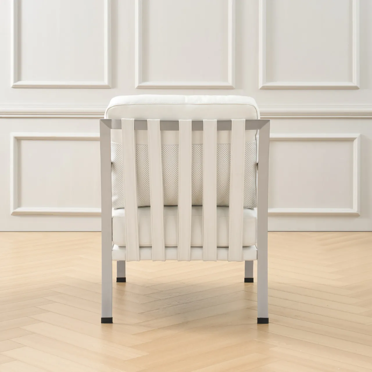Z Gallerie Giuseppe Modern Genuine Leather Armchair> Accent Chairs