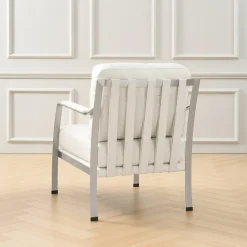 Z Gallerie Giuseppe Modern Genuine Leather Armchair><noscript><img width=