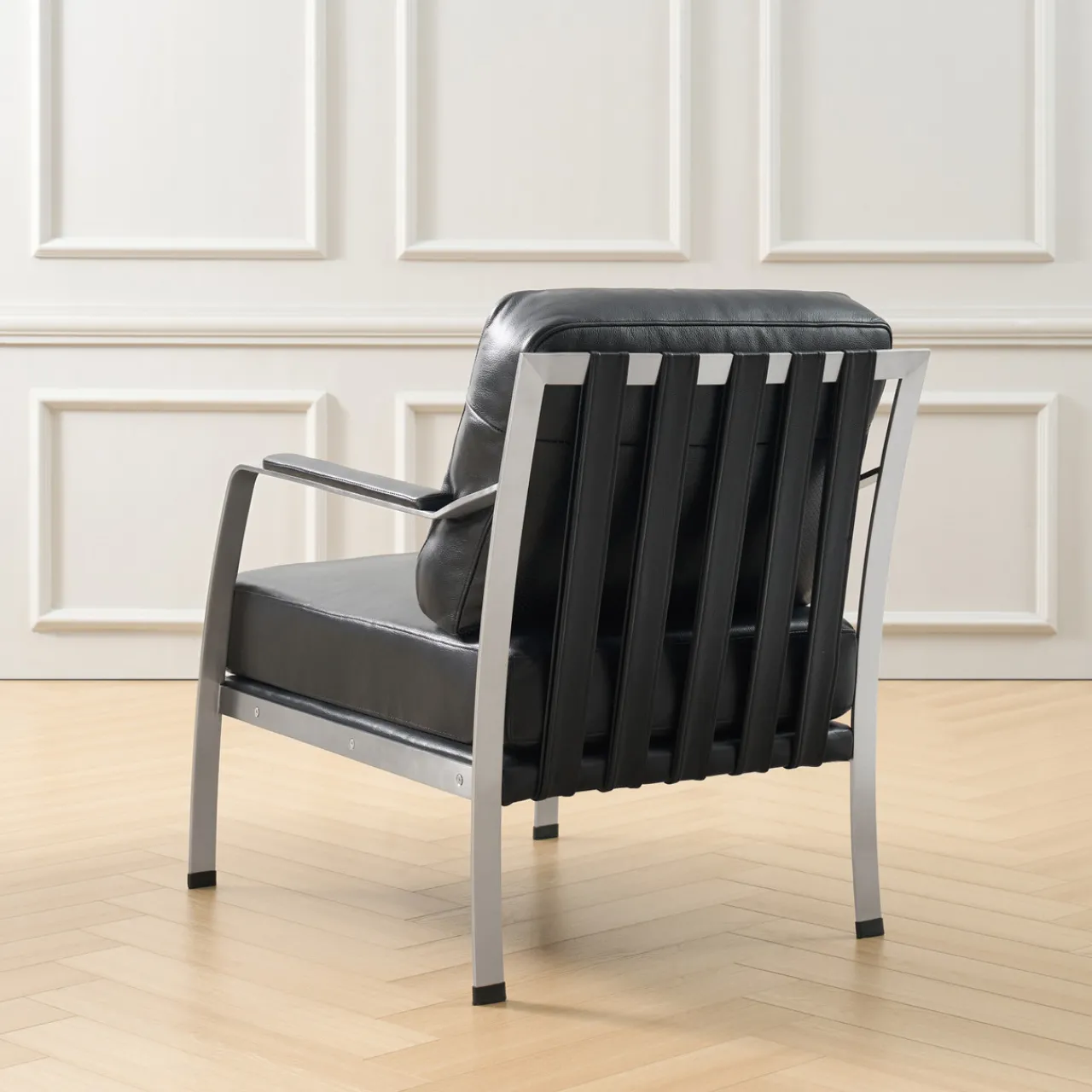 Z Gallerie Giuseppe Modern Genuine Leather Armchair> Accent Chairs
