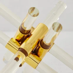 Z Gallerie Glass & Gold Decorative Object><noscript><img width=