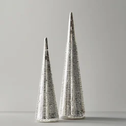 Z Gallerie Glass Cone Trees - Set of 2> Home Decor | Décor Sale