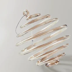 Z Gallerie Glass Spiral Ornament - Set of 4><noscript><img width=